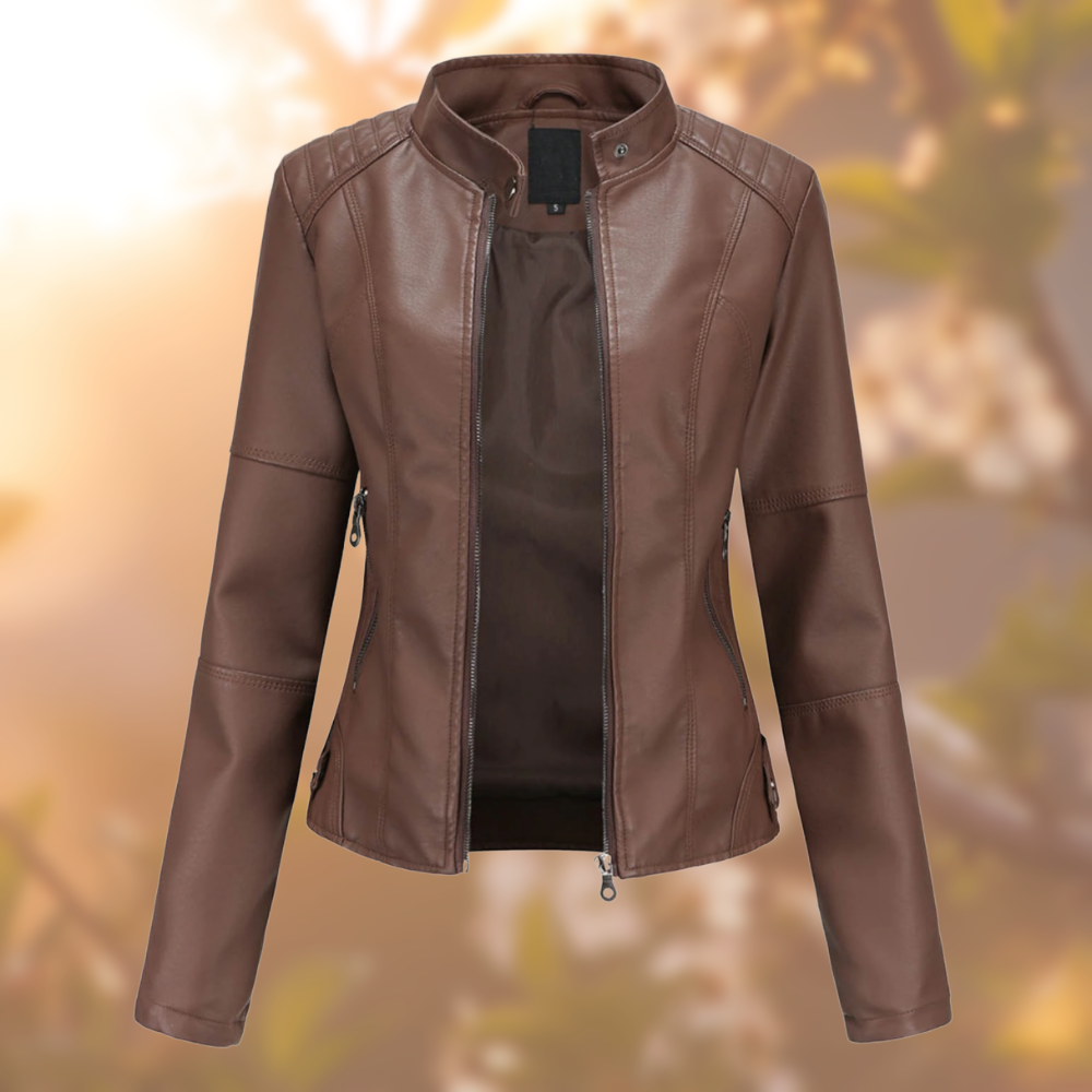 Evelina™ I Vegan Leather Jacket