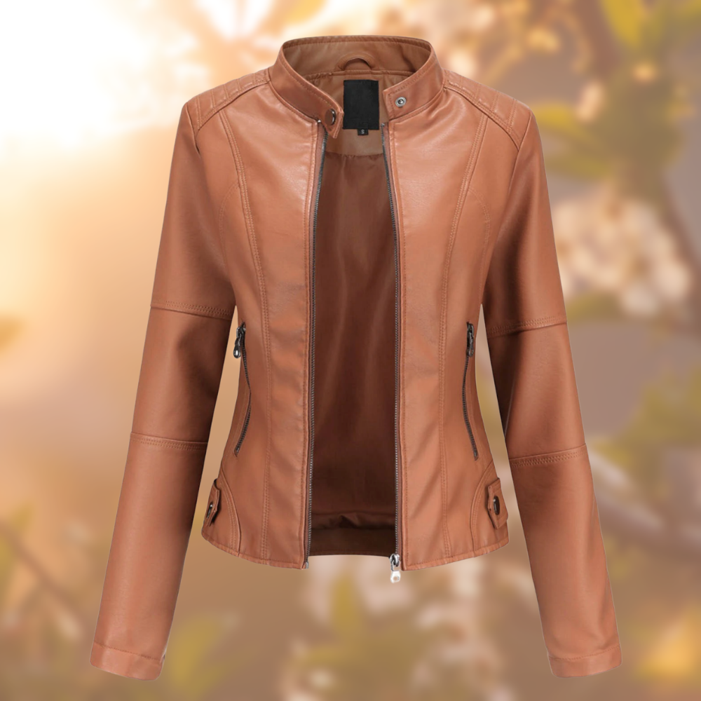 Evelina™ I Vegan Leather Jacket