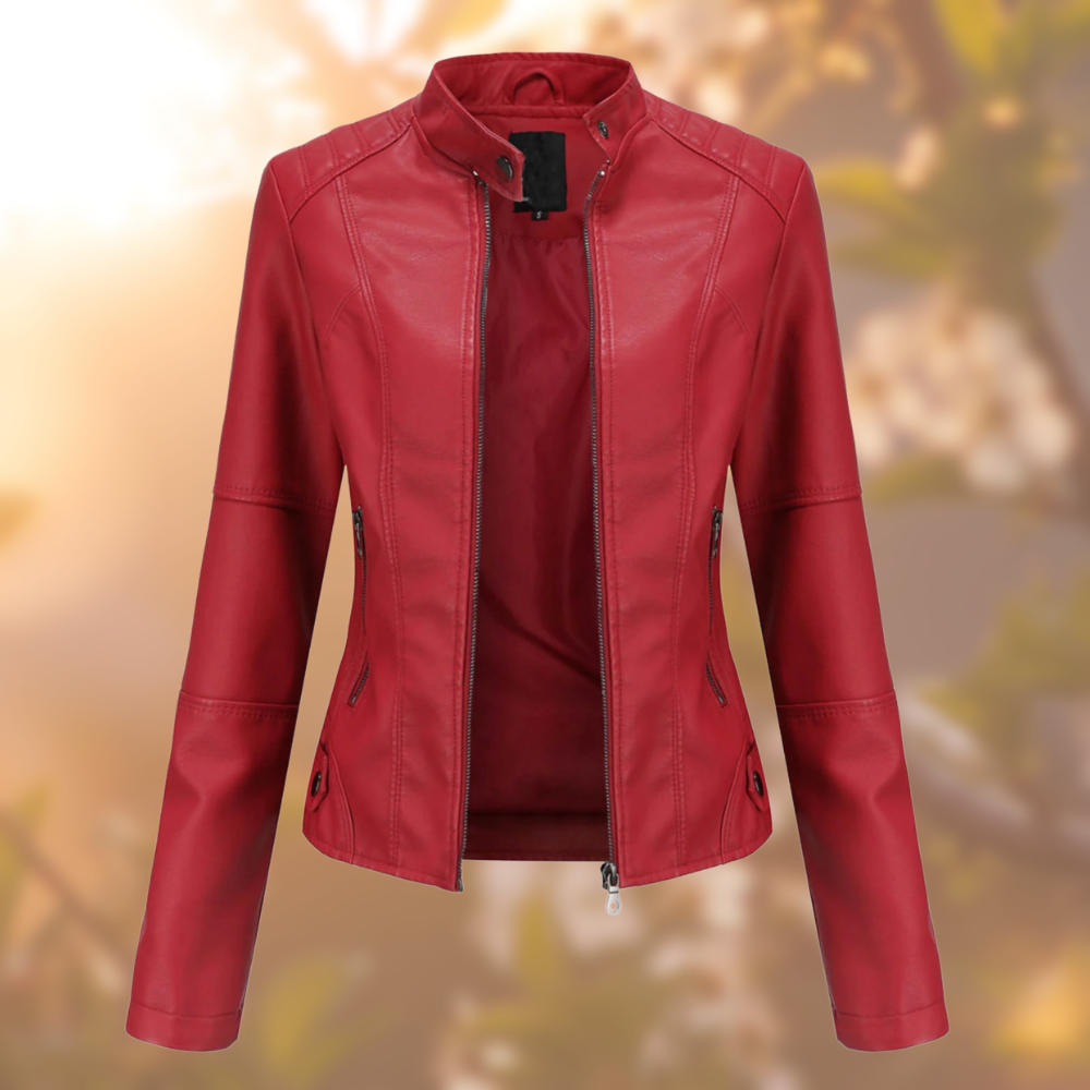 Evelina™ I Vegan Leather Jacket