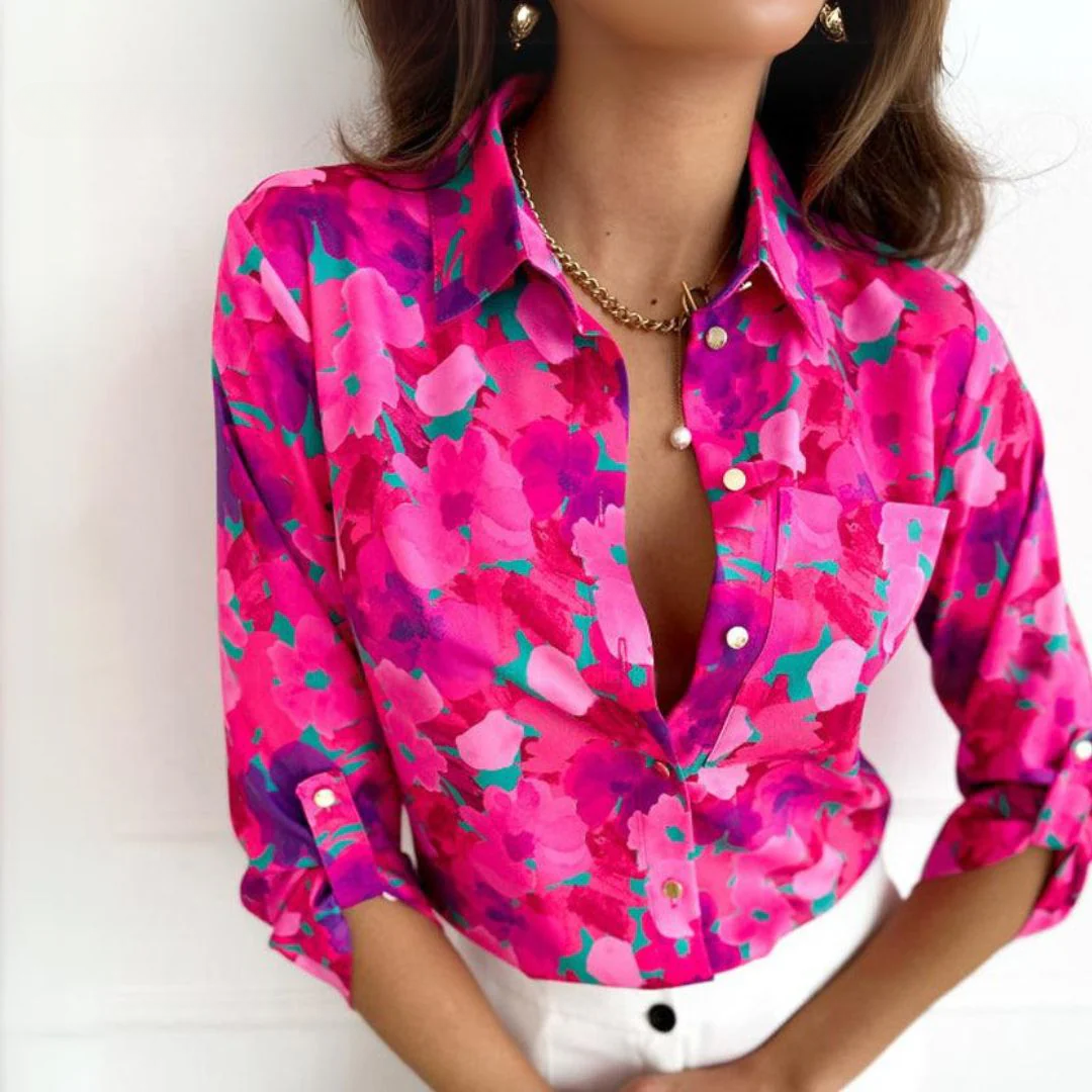 Nicole™ I Casual Floral Blouse