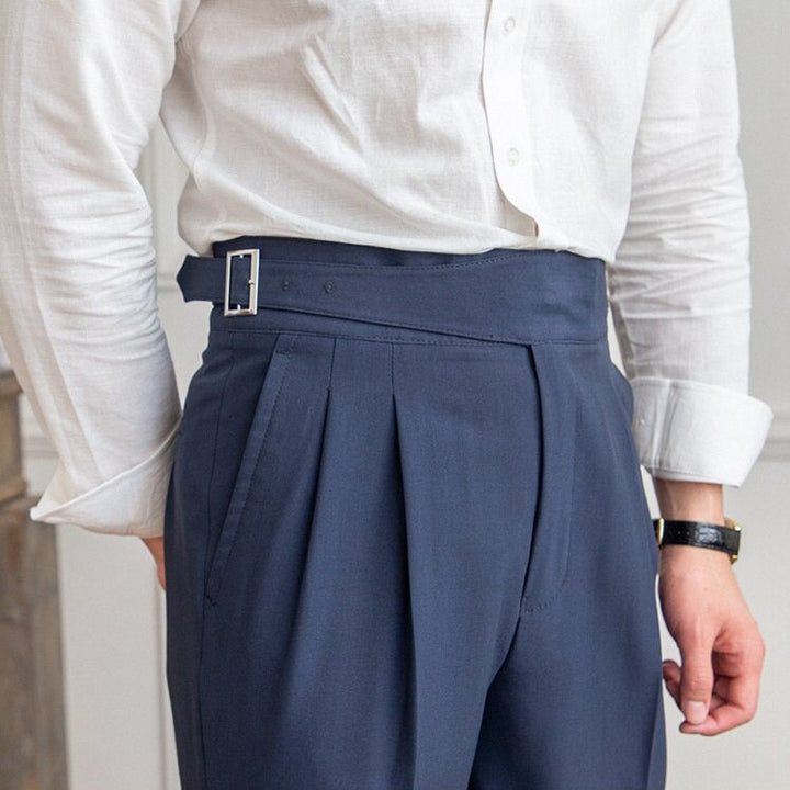 Gianni™ I Classic trousers with buckle