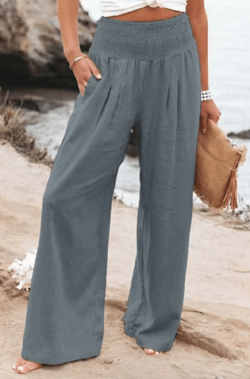 Luna I High Waisted Palace Trousers