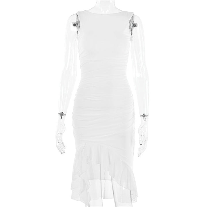 Genevieve™ I Midi Dress with Ruffles