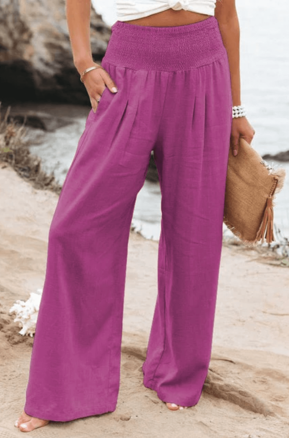 Luna I High Waisted Palace Trousers