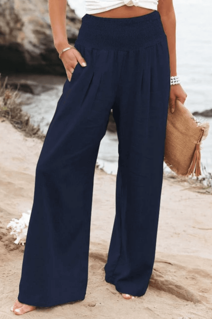 Luna I High Waisted Palace Trousers