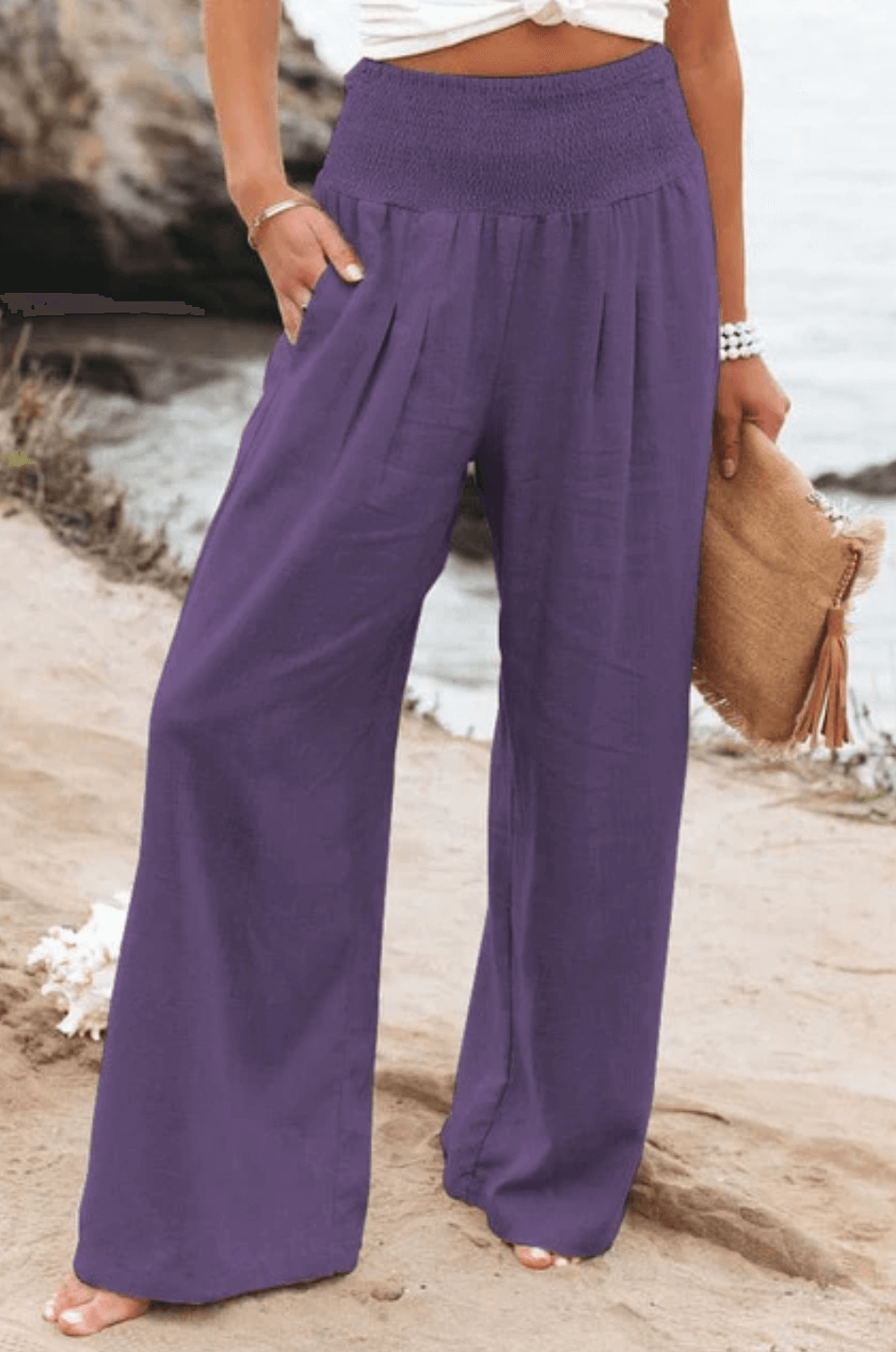 Luna I High Waisted Palace Trousers